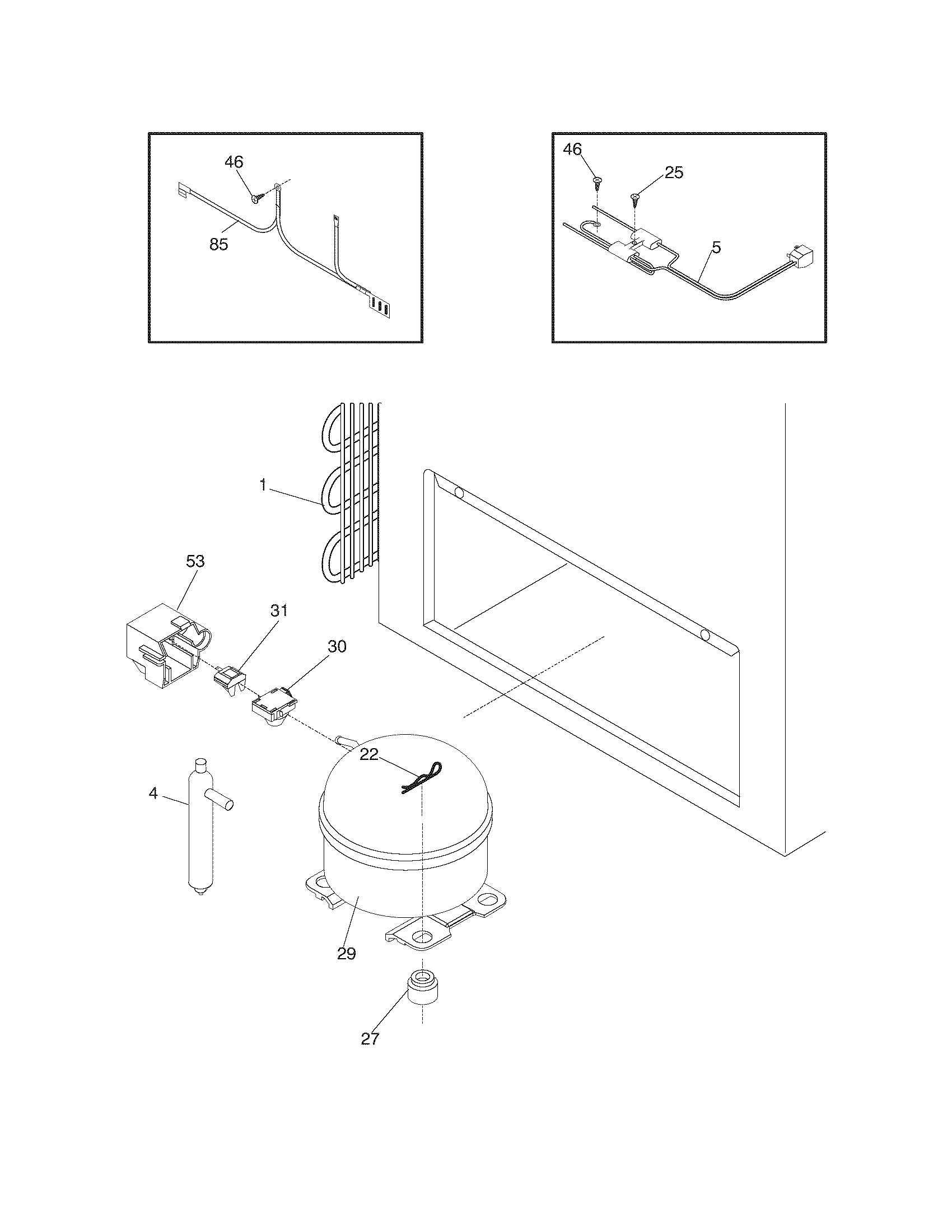 WC Wood CF055 system diagram