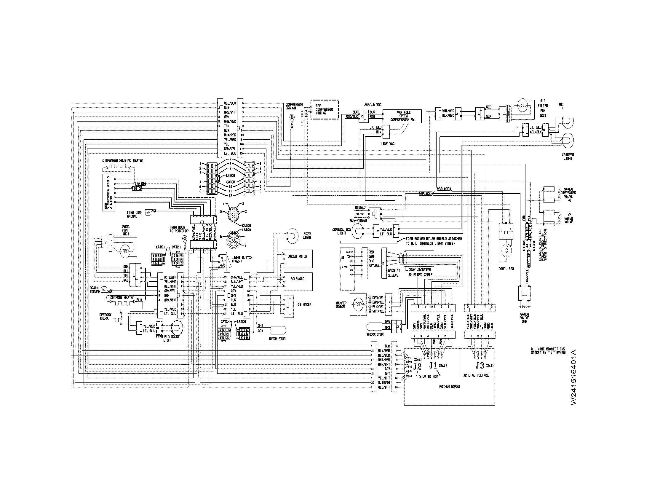 Frigidaire GHSC239TDB3 wiring diagram diagram