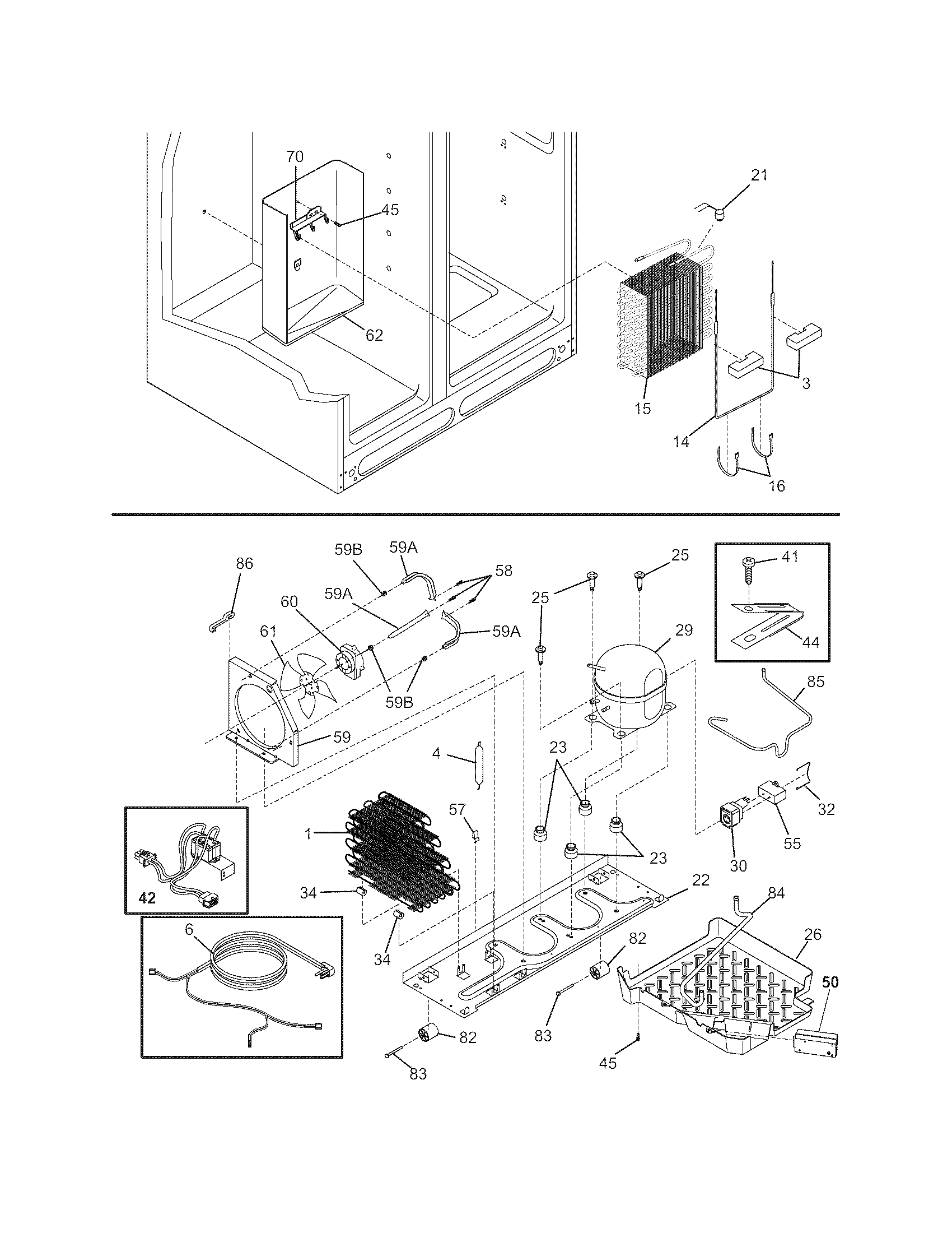 Frigidaire PLHS69EESS5 system diagram
