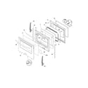 Frigidaire PLGFZ390ECA door diagram