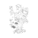 Frigidaire CFES355EB1 body diagram