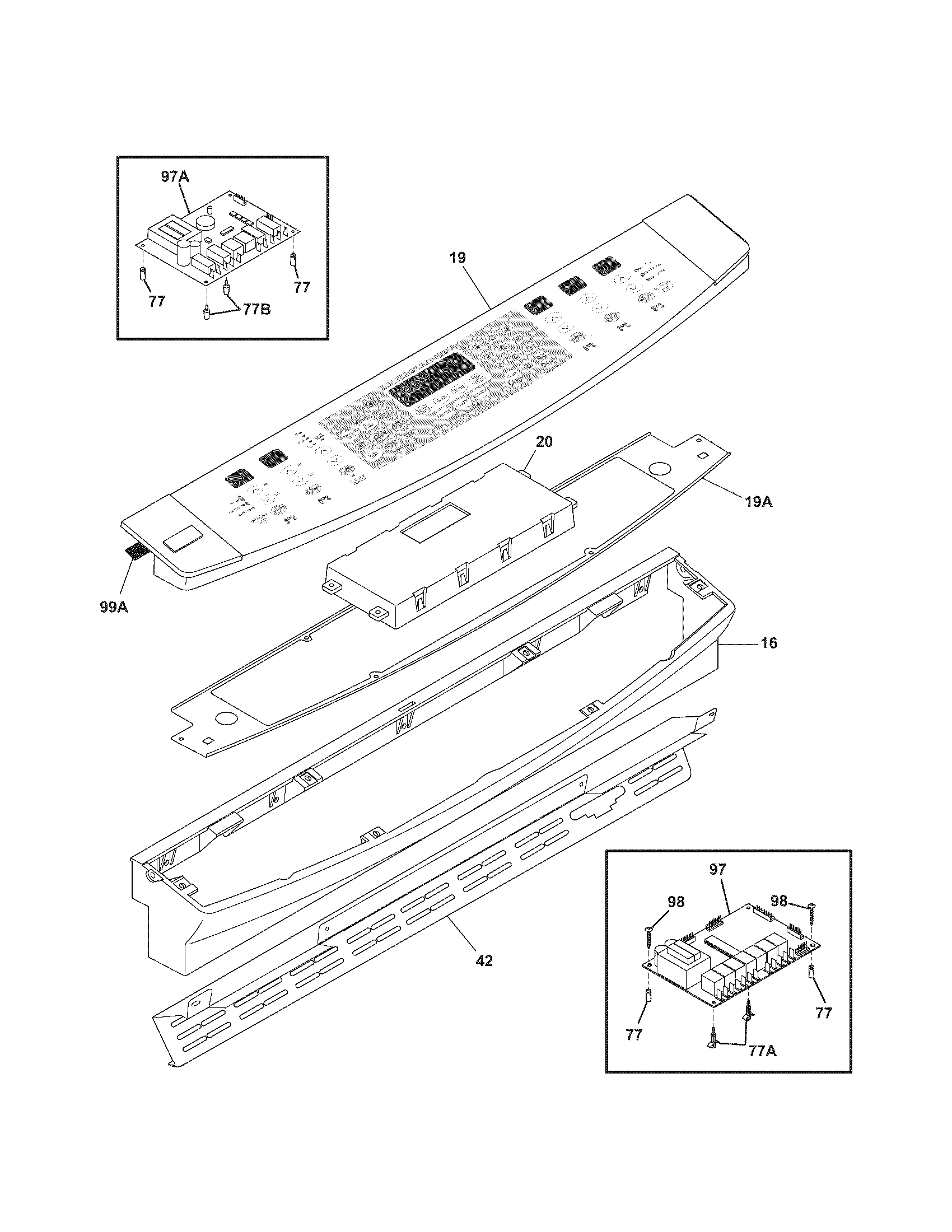 Kenmore Elite 79046613500 backguard diagram