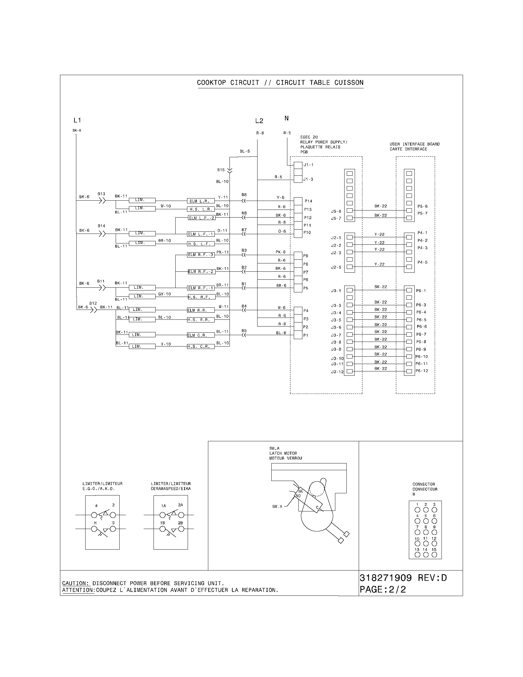 Kenmore Elite 79046613500 wiring diagram diagram