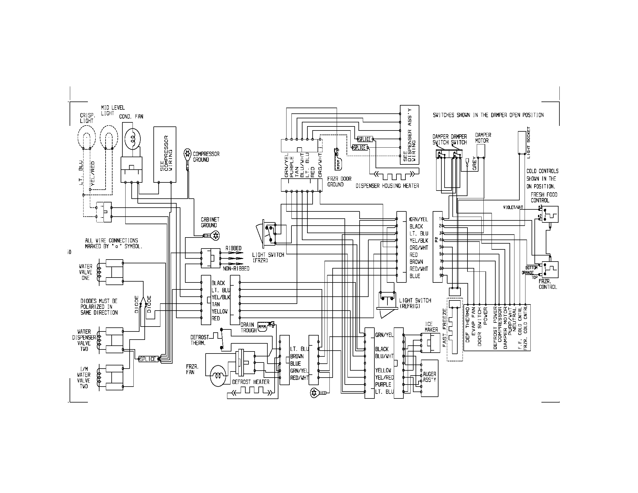 Kenmore 25354622408 wiring diagram diagram