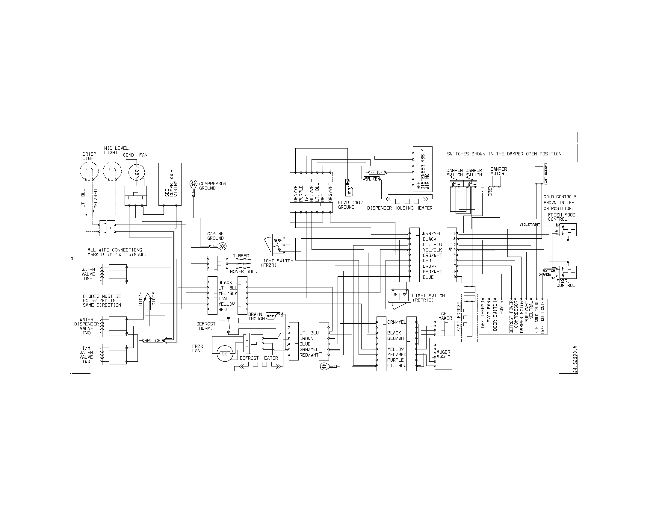 Kenmore 25354703406 wiring diagram diagram