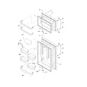 Frigidaire PLHT189CSBB door diagram