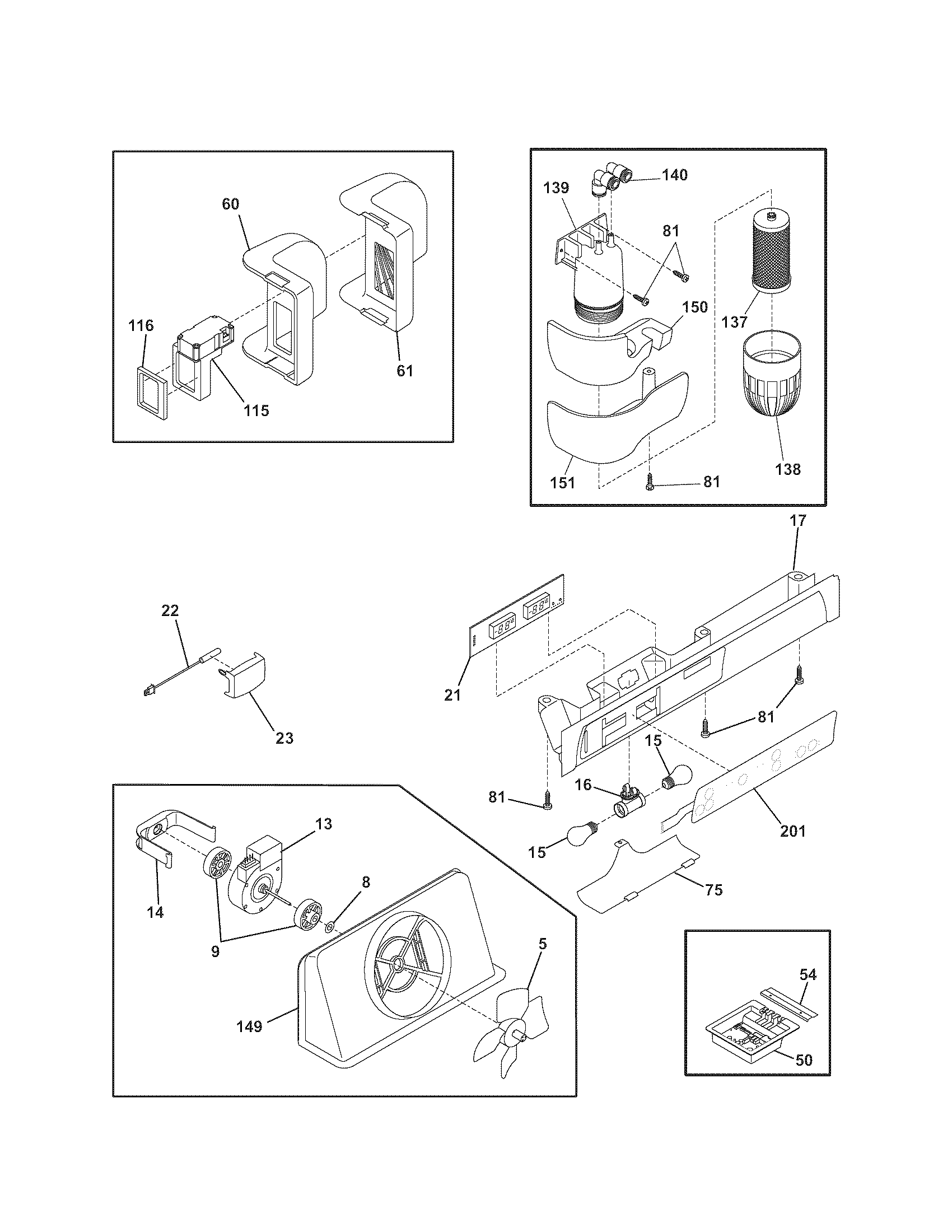 Kenmore 25344354409 controls diagram