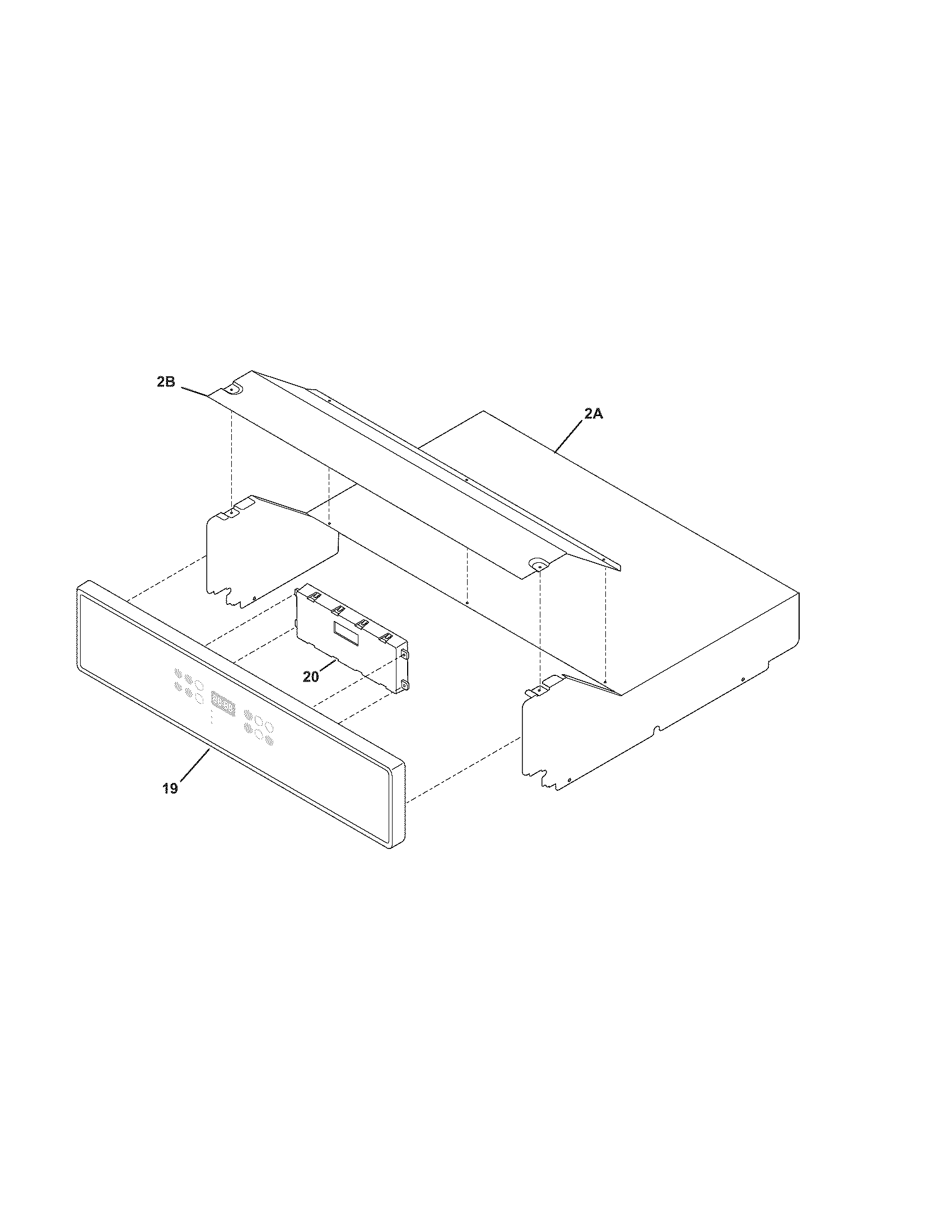 Frigidaire FEB27S5DCB control panel diagram