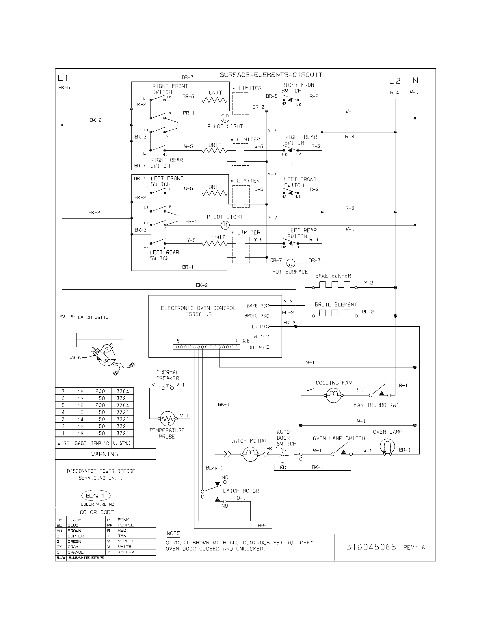 Frigidaire FEB27S6DCB wiring diagram diagram