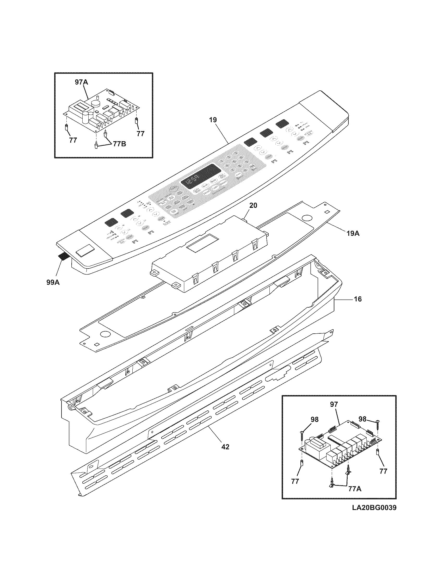 Kenmore Elite 79046619500 backguard diagram