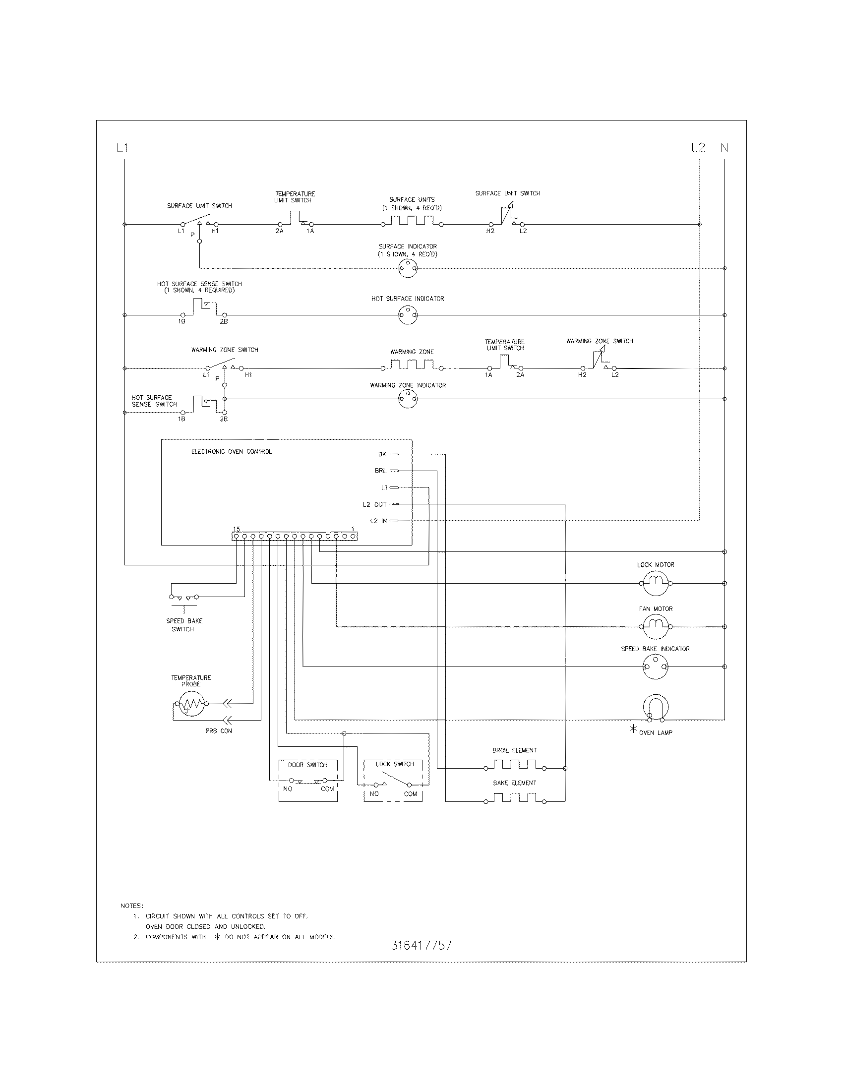 Frigidaire GLEFS79DCF wiring diagram diagram