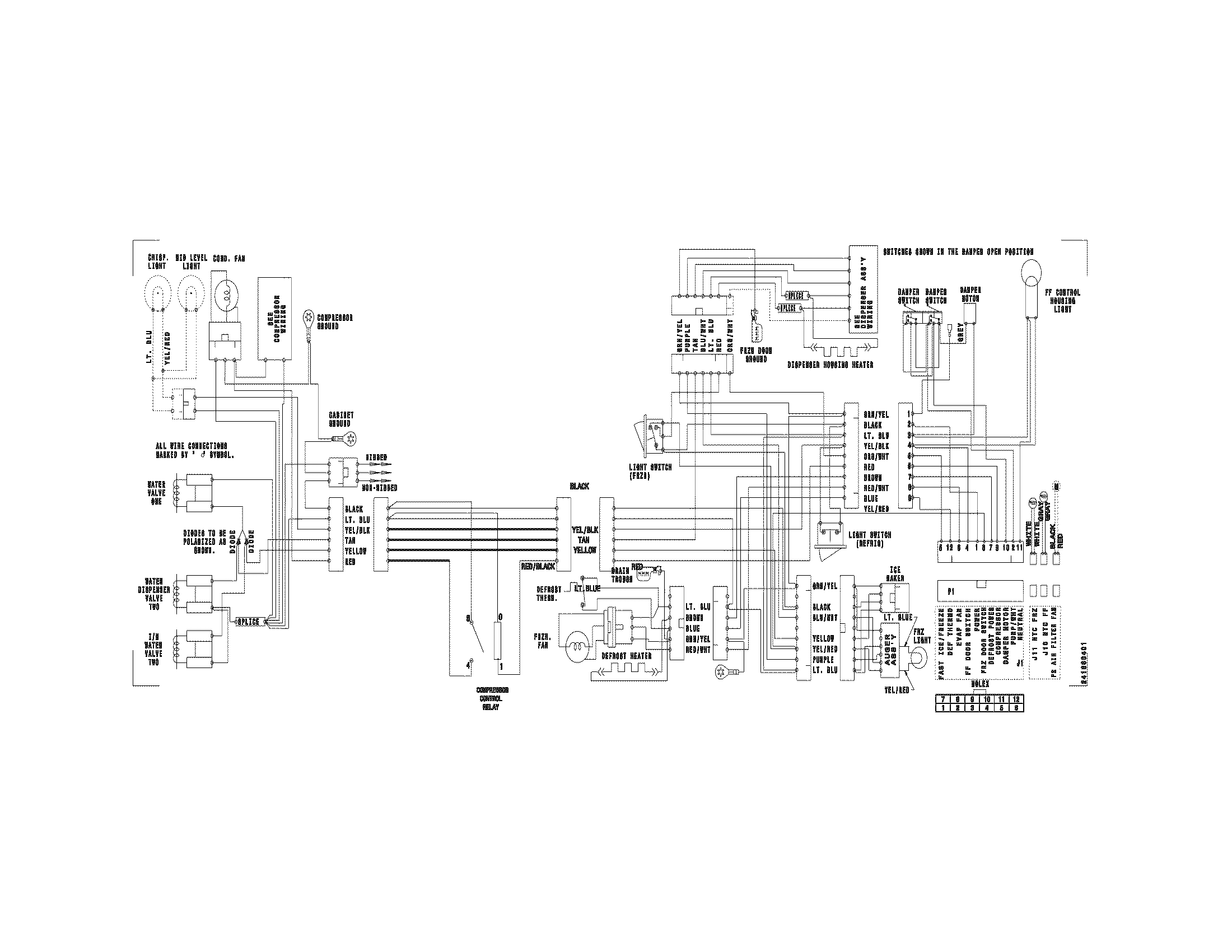 Frigidaire PLHS39EESS9 wiring diagram diagram
