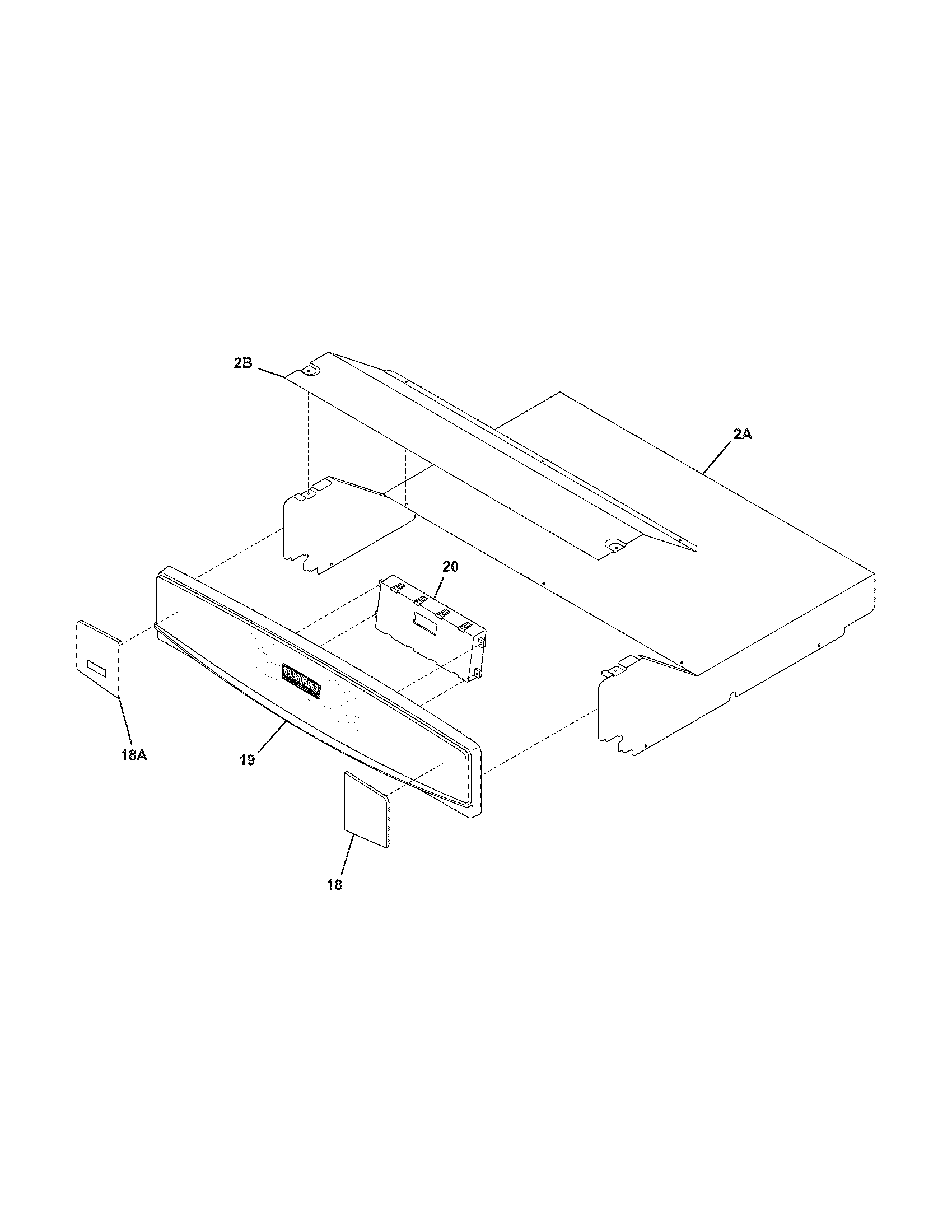 Kenmore Elite 79049073402 control panel diagram