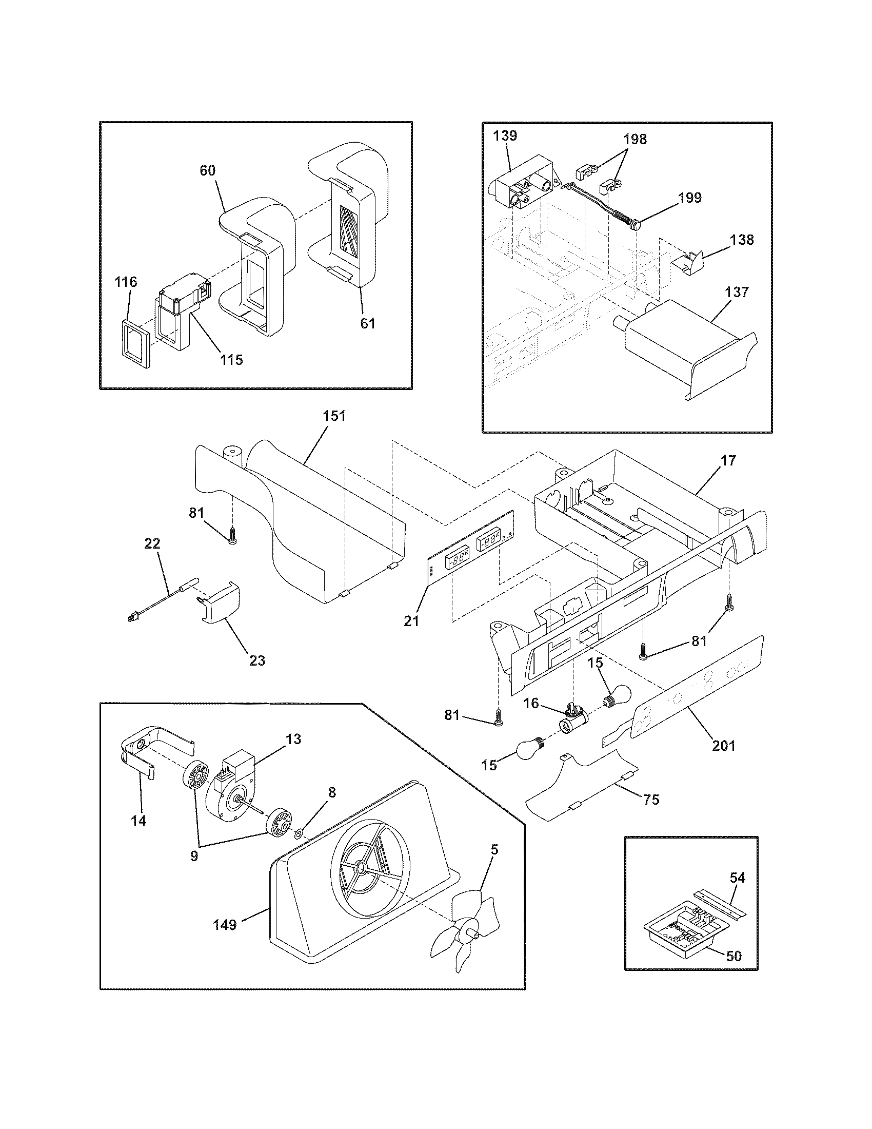 Frigidaire GHSC39EEPW3 controls diagram