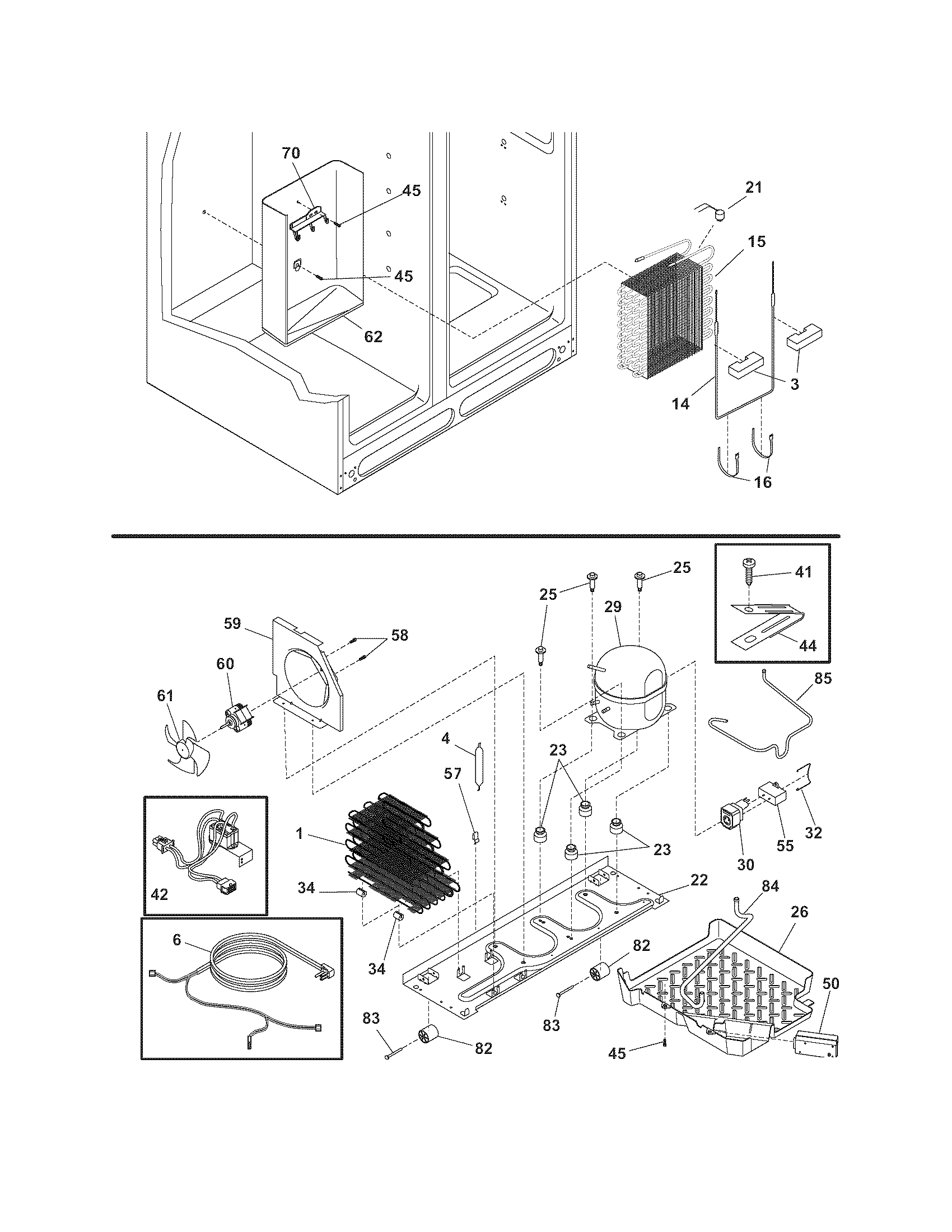 Frigidaire PLHS39EESSN system diagram