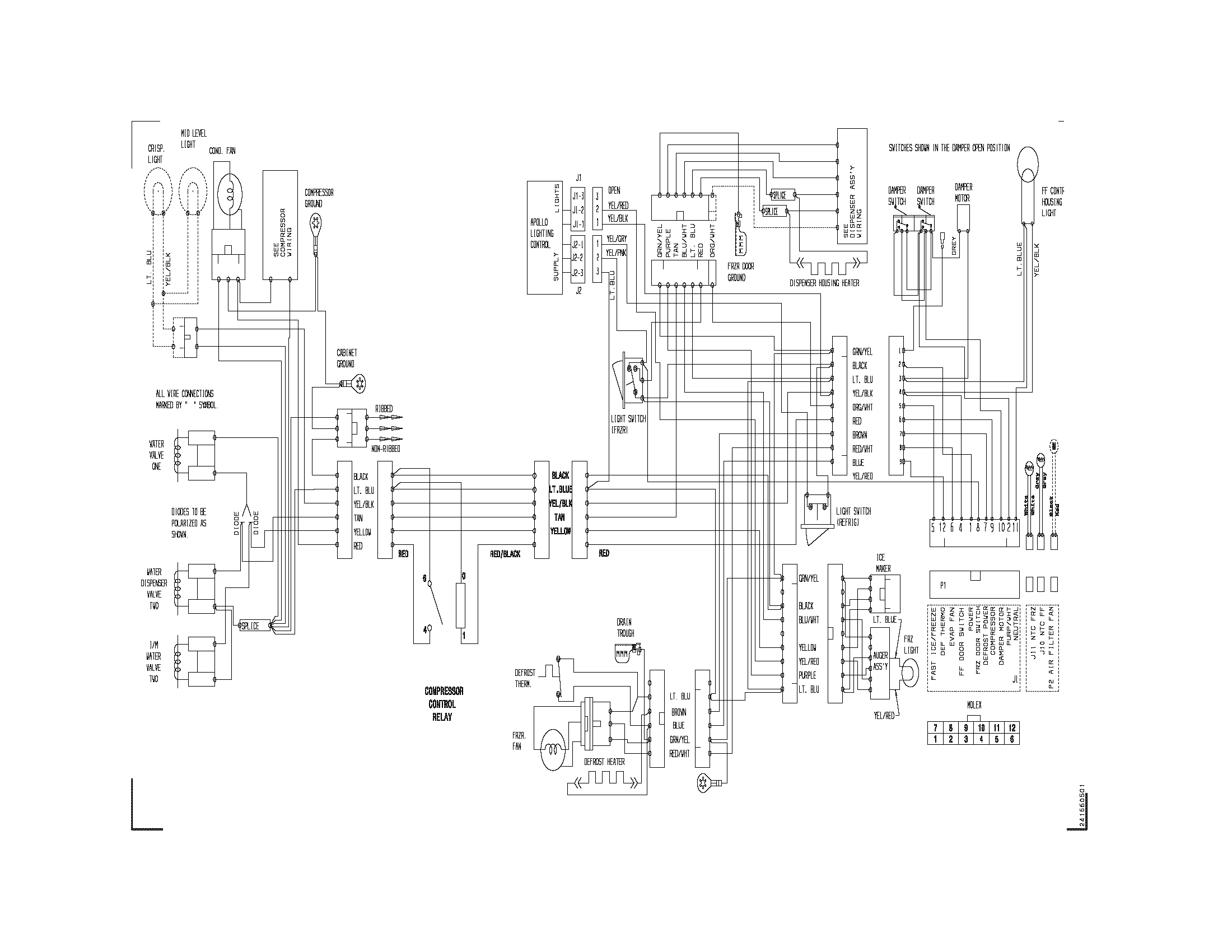 Frigidaire PLHS39EESSN wiring diagram diagram