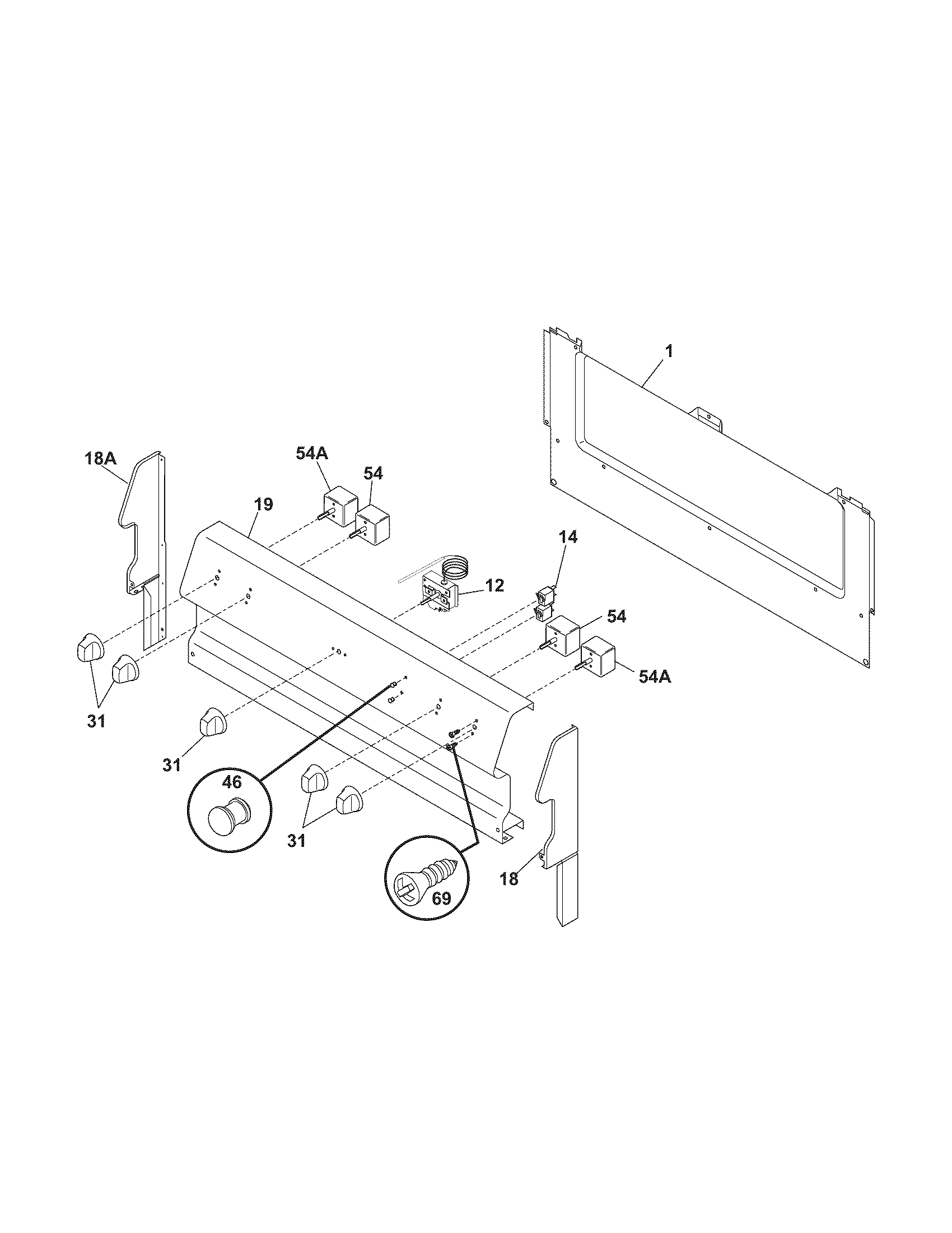 Kenmore 79090821402 backguard diagram