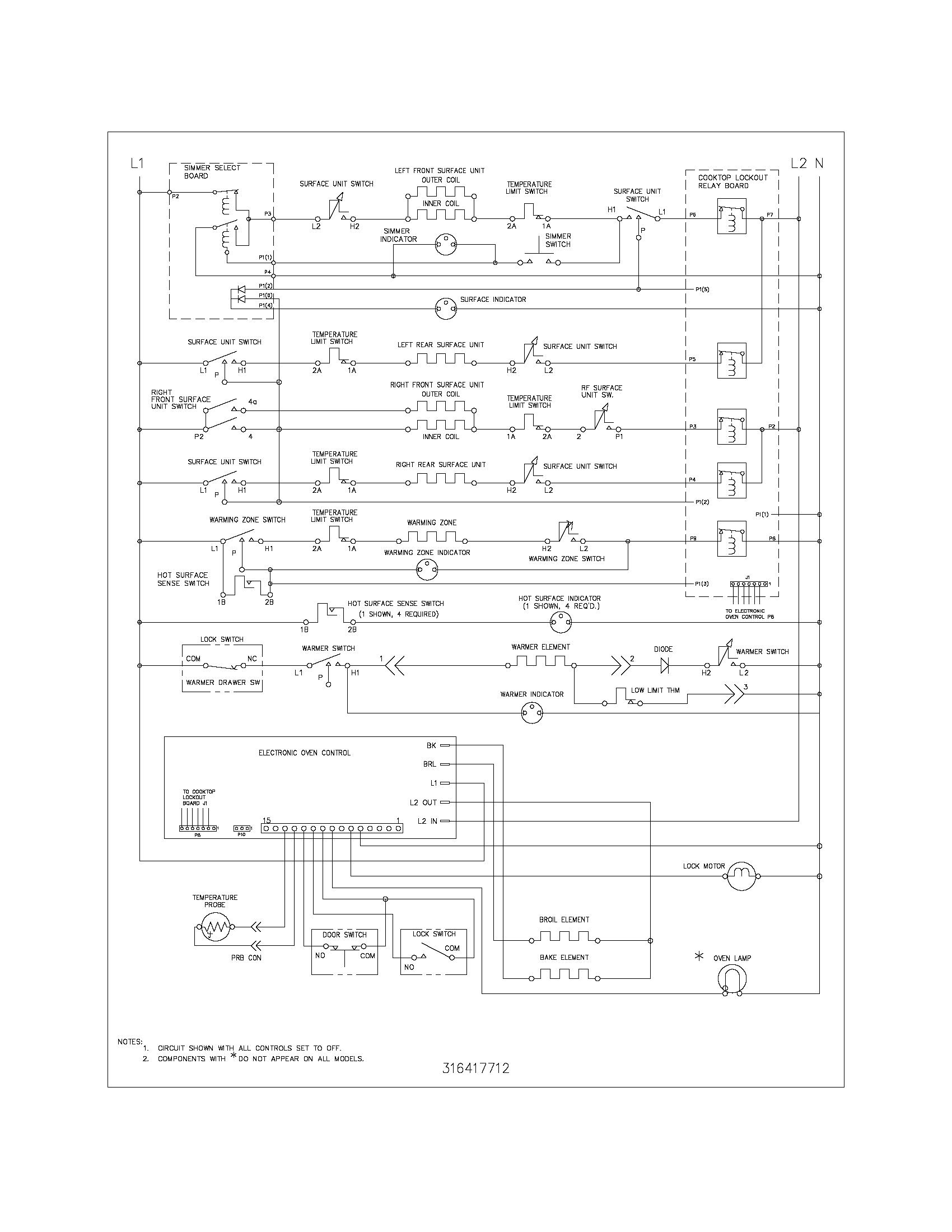 Kenmore 79096423408 wiring schematic diagram