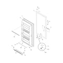 Frigidaire AFFU2066DW4 door diagram