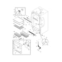 Frigidaire AFFU2066DW4 cabinet diagram
