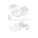 Frigidaire FGFL87DCE top/drawer diagram