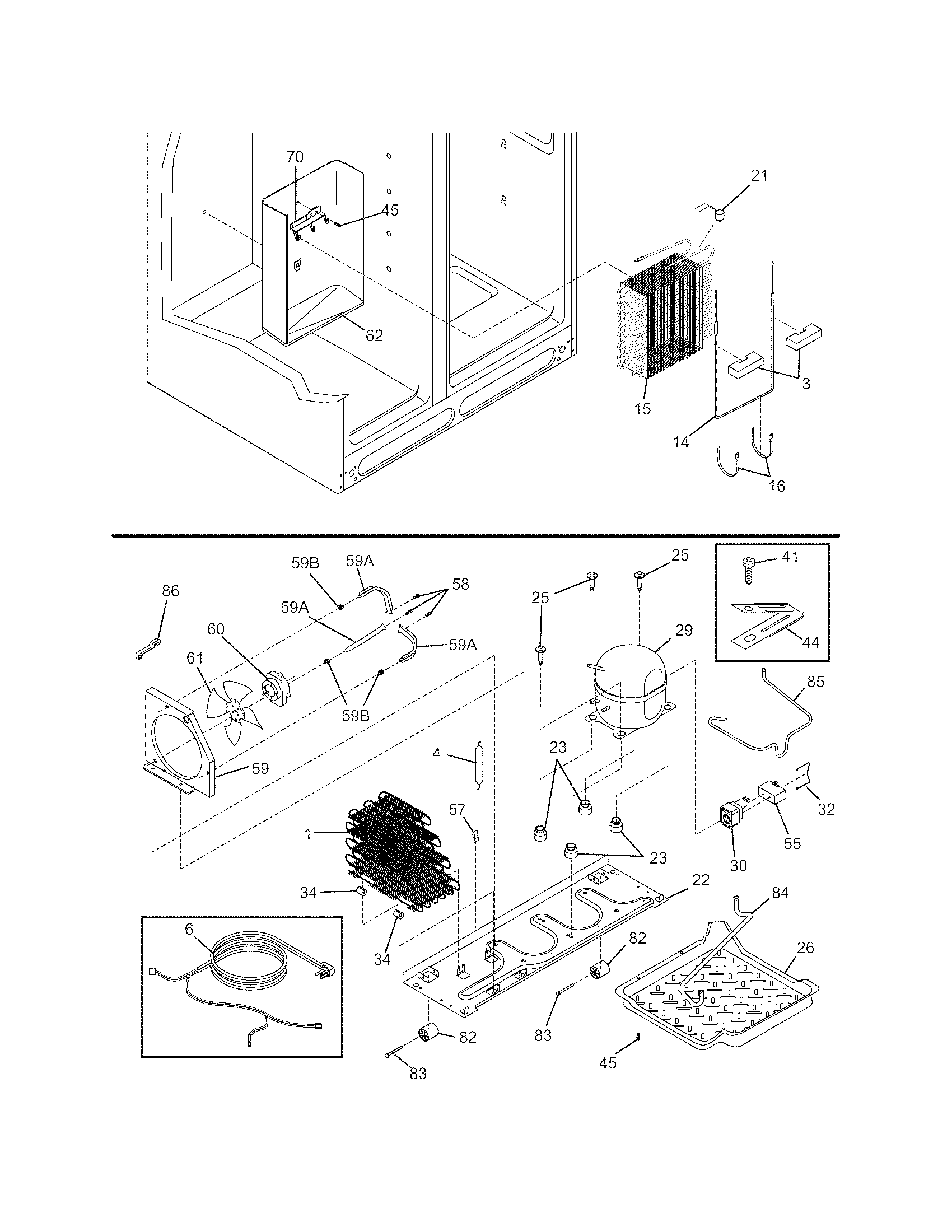 Frigidaire PLHS269ZDBB system diagram