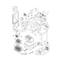 Frigidaire PLEF398DCH body diagram