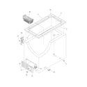 Frigidaire FFC0723DW7 cabinet diagram