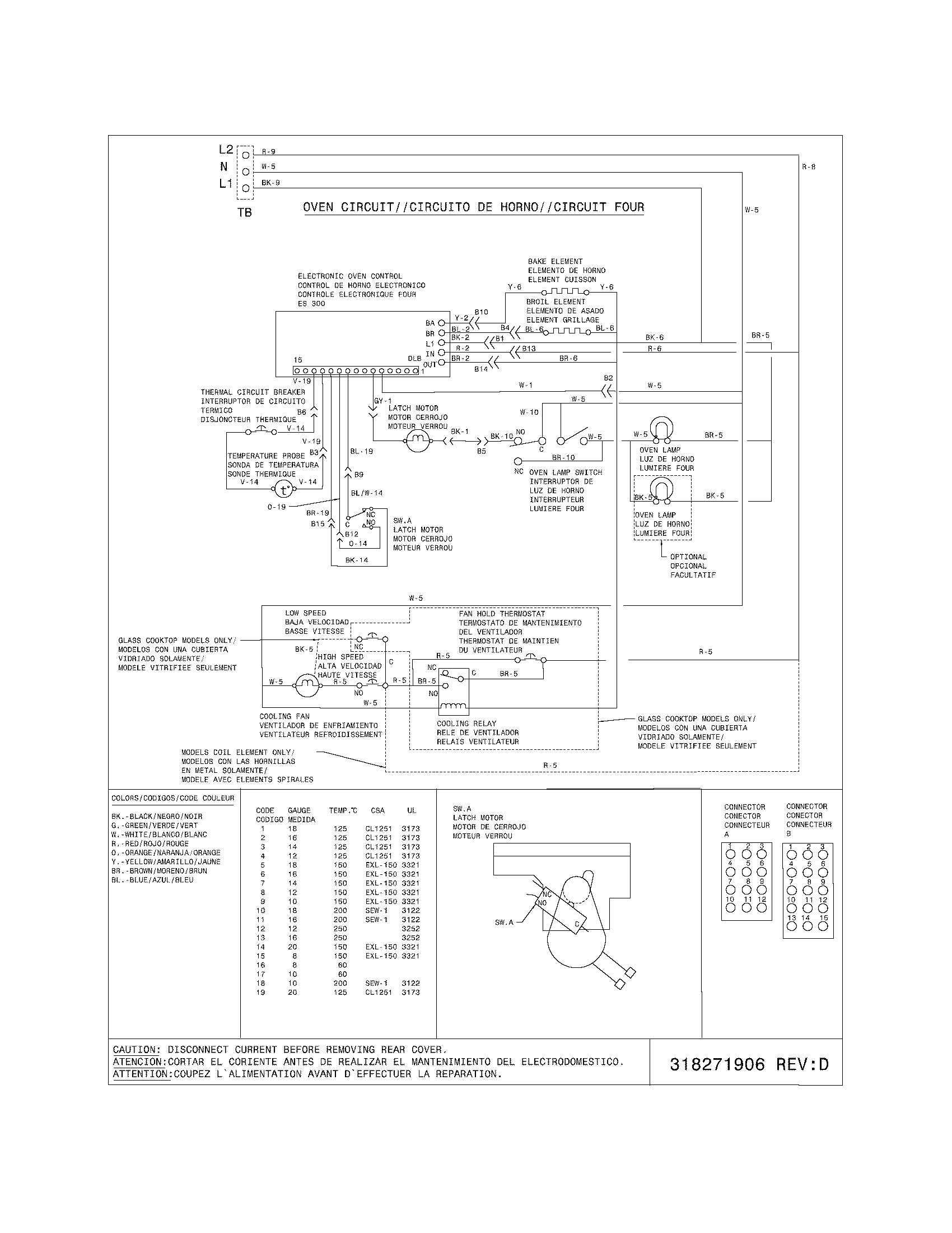 Frigidaire FES365EBA wiring diagram diagram