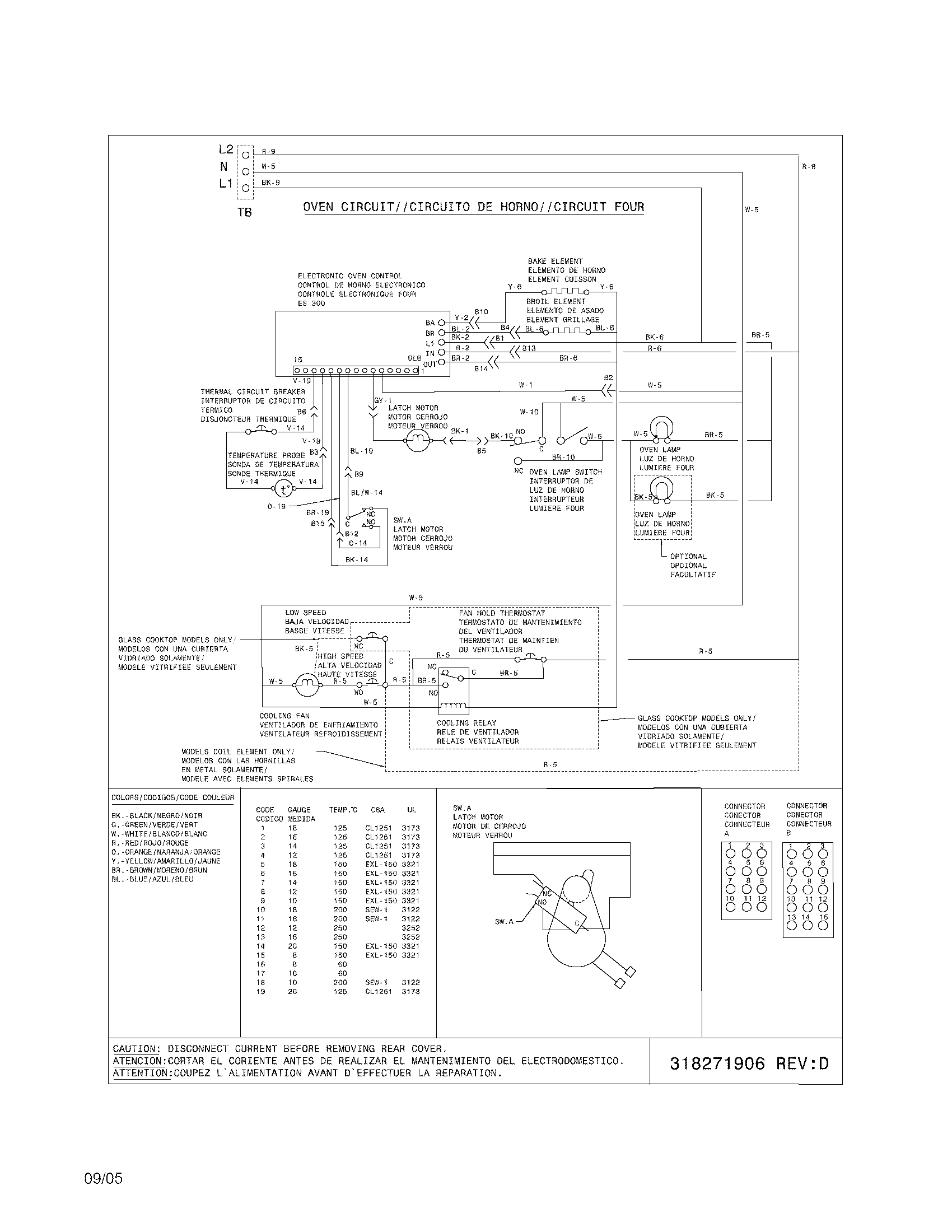 Frigidaire FES365ECA wiring diagram diagram
