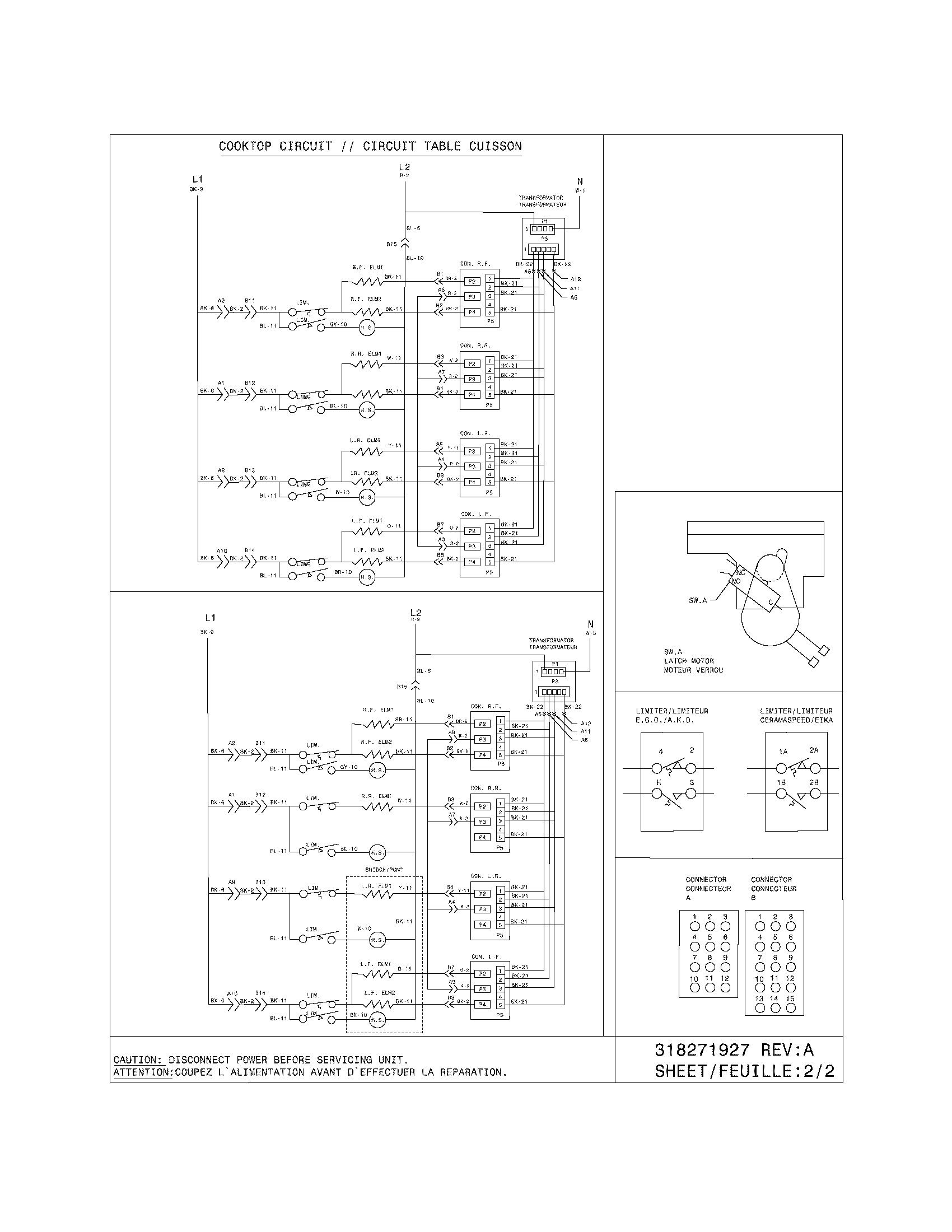 Frigidaire CPLES399EC2 wiring diagram diagram