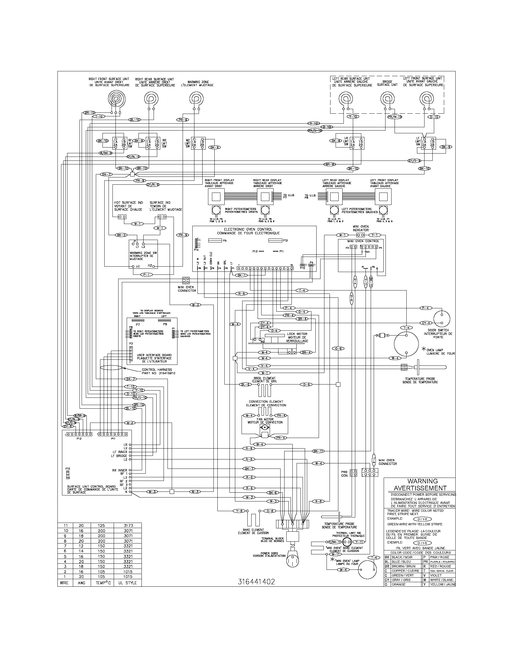 Frigidaire CPLEFM99ECC wiring diagram diagram