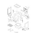 Frigidaire FEF329DSC body diagram