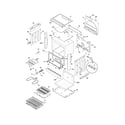 Frigidaire FED300ESA body diagram