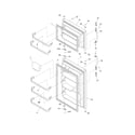 Frigidaire FRT18G4AQF door diagram