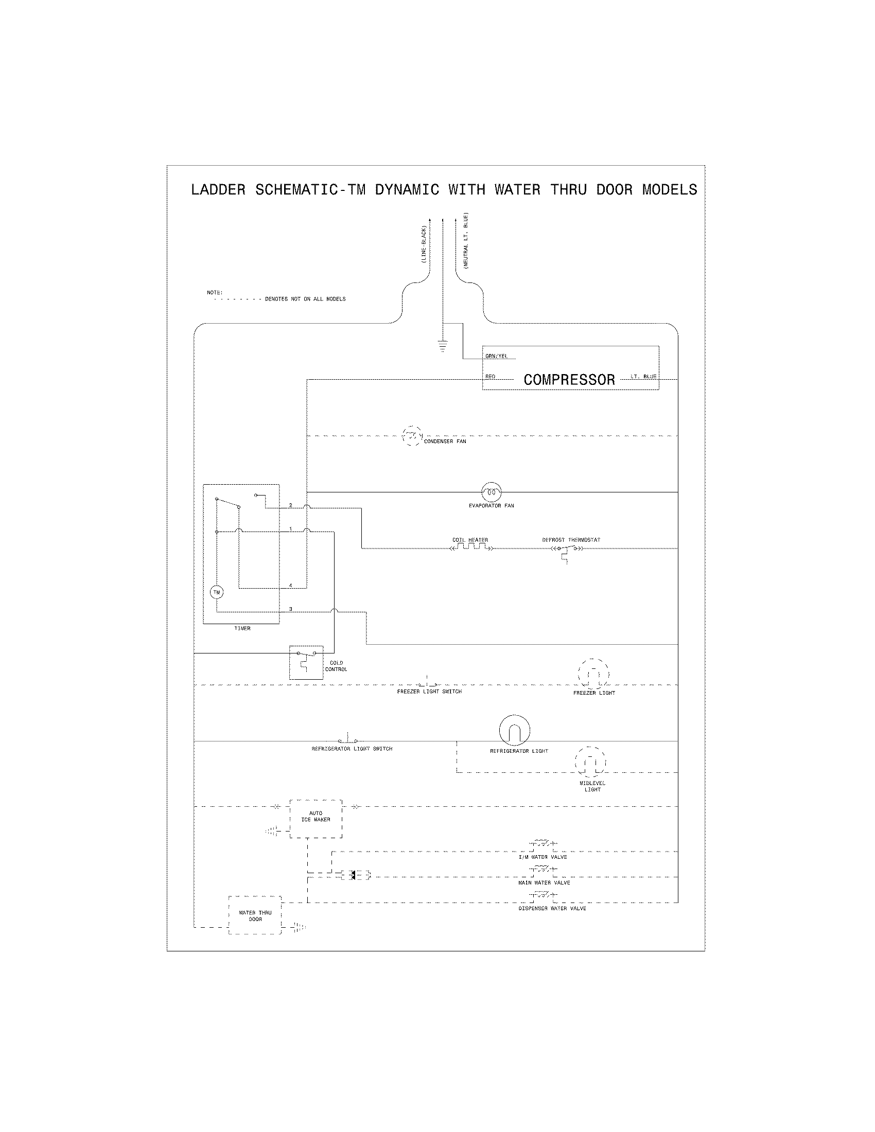 Frigidaire GLRT218WDQ9 wiring schematic diagram