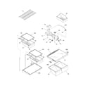 Frigidaire FRT21LR7AWS shelves diagram