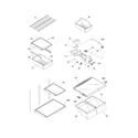 Frigidaire FRT21IL5DWR shelves diagram