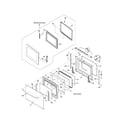 Frigidaire GLEB30M9EBA doors diagram