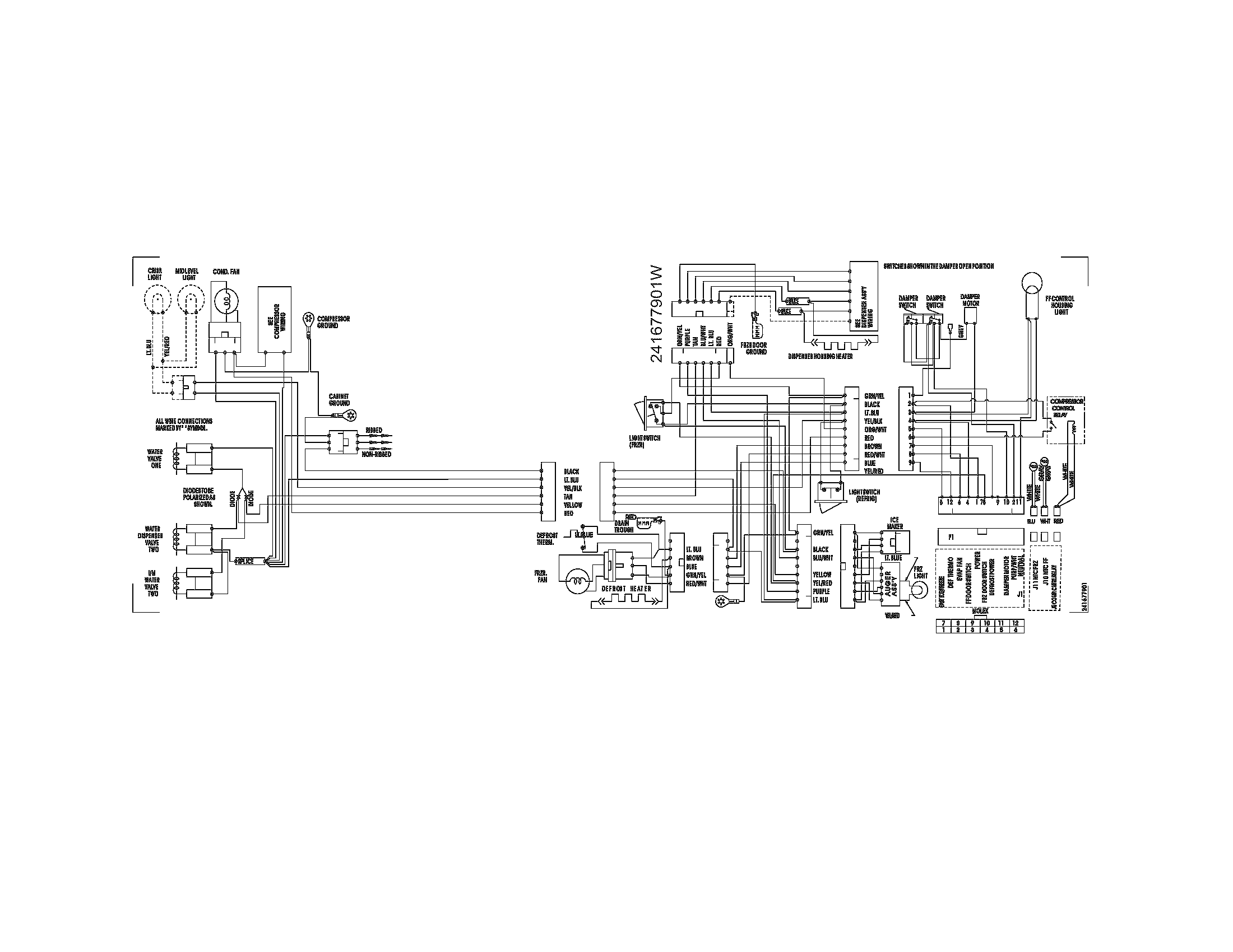 Frigidaire FRS6B6EEW0 wiring diagram diagram