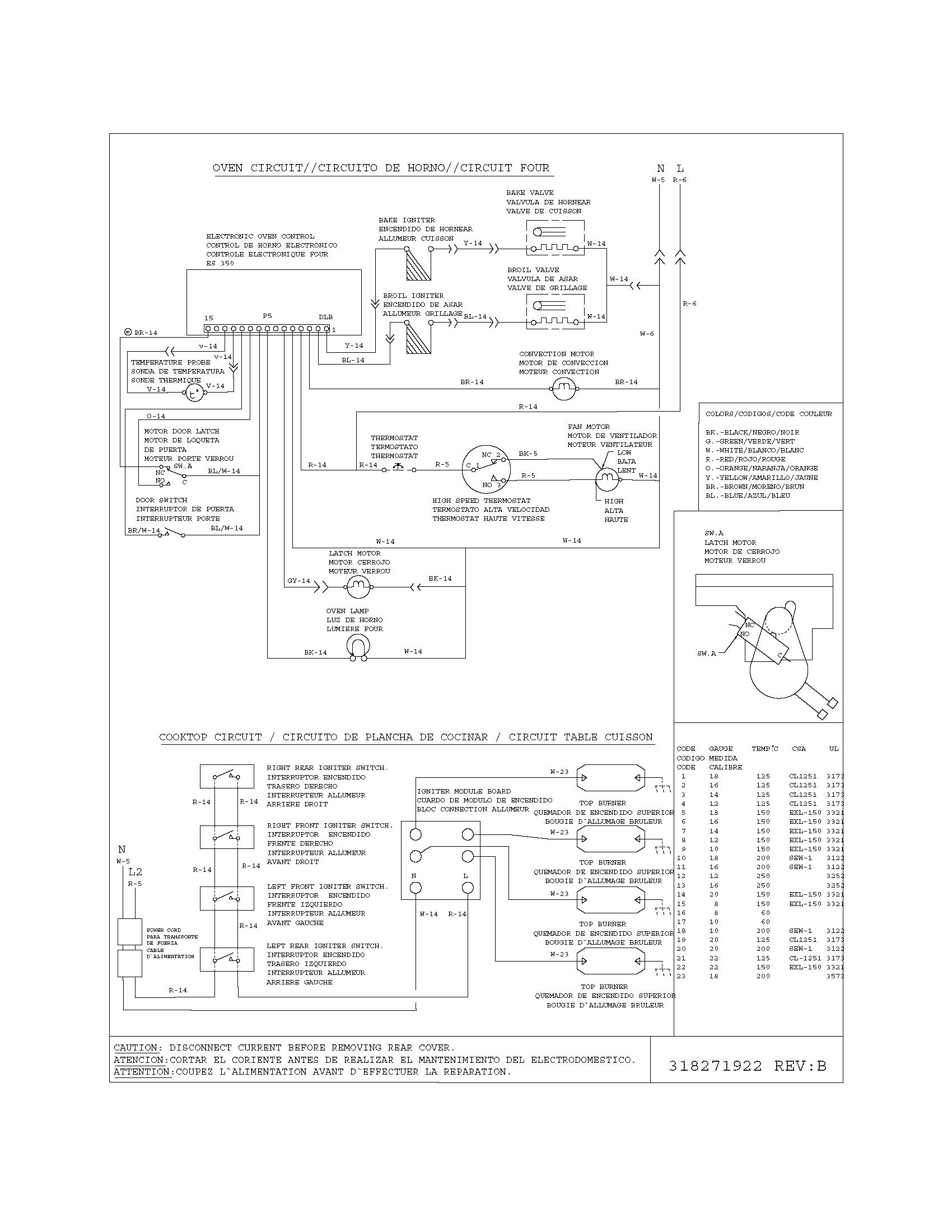 Frigidaire FGS366ECB wiring diagram diagram