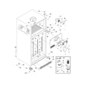 Frigidaire FRT8WR6EB8 cabinet diagram