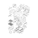 Frigidaire FGS365ECA body diagram