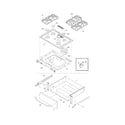 Frigidaire FGS365ECA top/drawer diagram