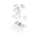 Frigidaire GLGS389ESA top/drawer diagram