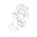 Frigidaire GLGS389ESA door diagram