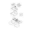 Frigidaire PLGS389ECB top/drawer diagram