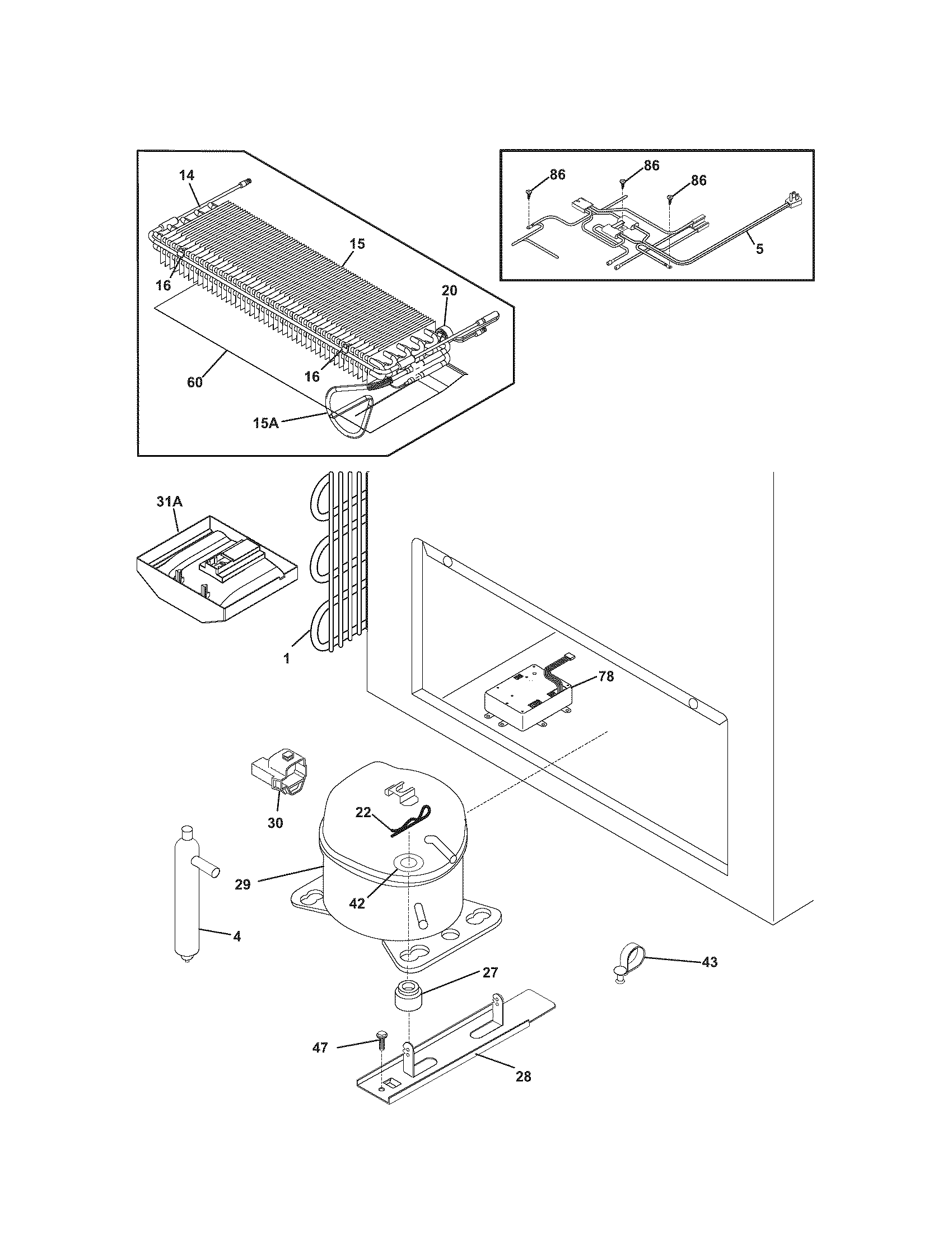 Kenmore Elite 25314772103 system diagram