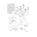 Frigidaire FGS366ESA burner diagram