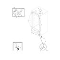 Frigidaire FFU09K0DW2 cabinet diagram